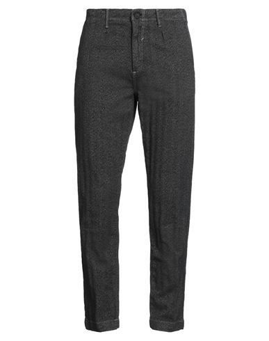 Sseinse Man Pants Black Size 38 Cotton, Elastane In Black