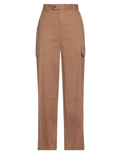 King Kong Woman Pants Camel Size 6 Cotton, Elastane
