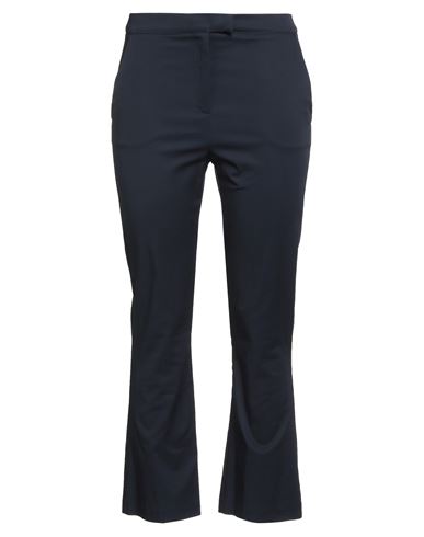 Angela Davis Woman Pants Midnight Blue Size 6 Cotton, Elastane In Blue