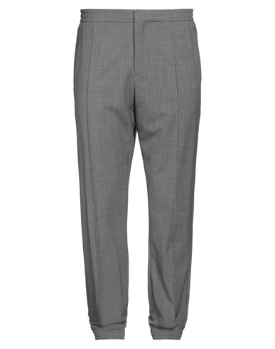 PAUL SMITH PAUL SMITH MAN PANTS GREY SIZE 36 WOOL, ELASTANE 