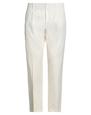 Hindustrie Man Pants Off White Size 38 Cotton In White
