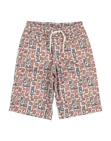 Emporio Armani Toddler Boy Shorts & Bermuda Shorts Beige Size 6 Cotton In Beige