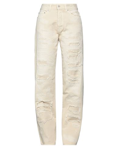 HERON PRESTON HERON PRESTON WOMAN JEANS BEIGE SIZE 29 COTTON 