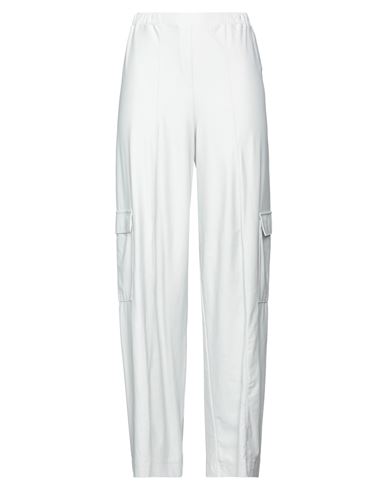 Max Mara Woman Pants Light Grey Size L Polyamide, Elastane In Grey