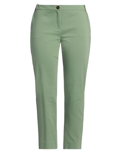 Emme By Marella Woman Pants Light Green Size 16 Cotton, Polyamide, Elastane In Multi