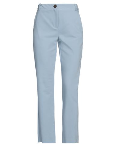 Emme By Marella Woman Pants Sky Blue Size 2 Cotton, Polyamide, Elastane In Blue