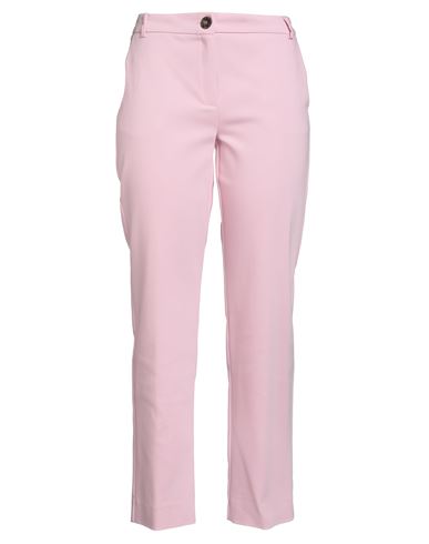 Emme By Marella Woman Pants Pink Size 8 Cotton, Polyamide, Elastane In Multi