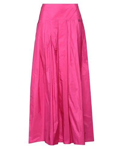 Liu •jo Woman Maxi Skirt Fuchsia Size 4 Polyester In Pink