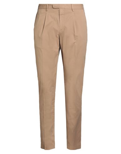 Devore Incipit Man Pants Light Brown Size 38 Cotton, Elastane In Brown