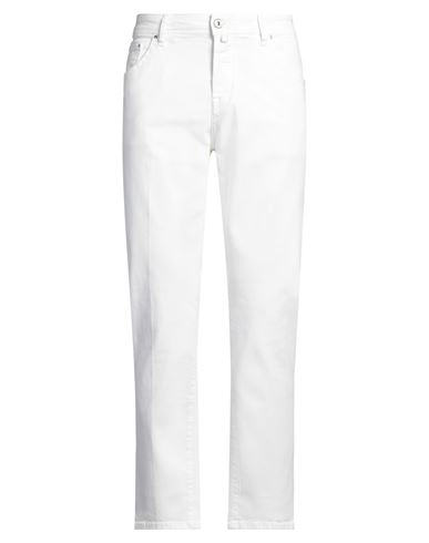 JACOB COHЁN JACOB COHЁN MAN JEANS WHITE SIZE 38 COTTON, ELASTOMULTIESTER, ELASTANE, POLYESTER 
