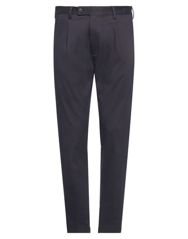 MESSAGERIE MESSAGERIE MAN PANTS MIDNIGHT BLUE SIZE 30 COTTON, ELASTANE 