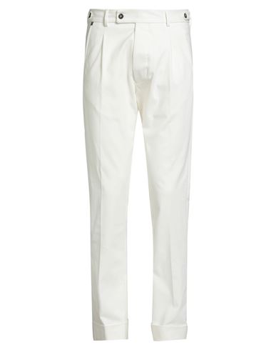 Messagerie Patrizio Piscaglia Man Pants White Size 30 Cotton, Elastane