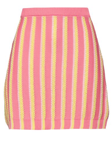 Marni Woman Mini Skirt Coral Size 6 Cotton