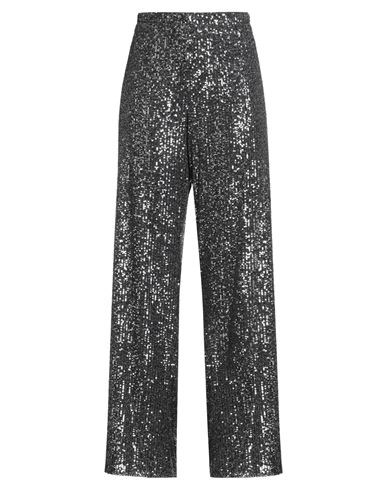 Seductive Woman Pants Grey Size 8 Polyester, Elastane In Black