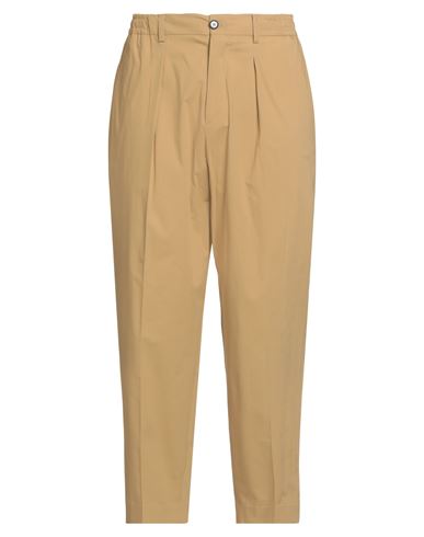 Be Able Man Pants Camel Size 35 Cotton, Elastane In Brown