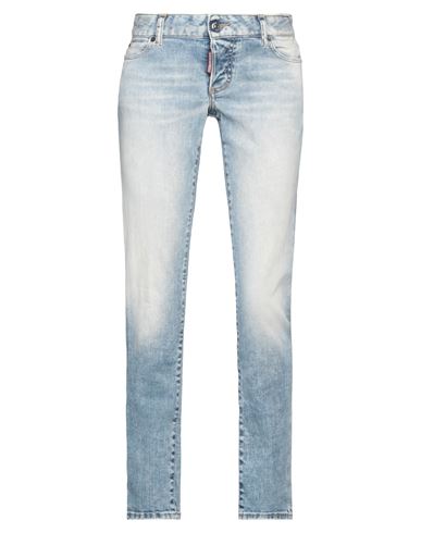 Dsquared2 Woman Jeans Blue Size 2 Cotton, Elastane In Blue