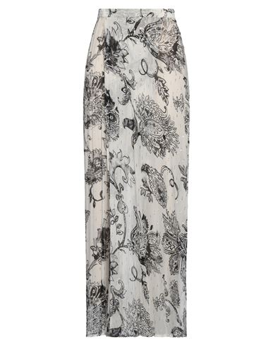 8pm Conscious Woman Pants White Size M Viscose, Elastane In White