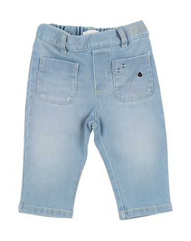 Chloé Woman Jeans Blue Size 9 Cotton, Elastane In Blue