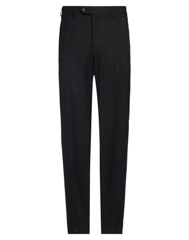 Armani Collezioni Man Pants Midnight Blue Size 34 Wool, Elastane In Blue
