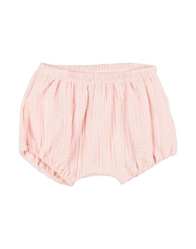 Teddy & Minou Newborn Girl Shorts & Bermuda Shorts Pink Size 3 Organic Cotton In Pink