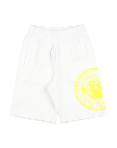 Balmain Woman Shorts & Bermuda Shorts White Size 6 Cotton, Elastane In White