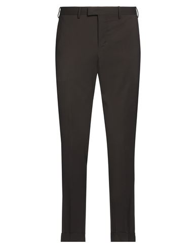 Pt Torino Man Pants Dark Brown Size 42 Super 130s Wool In Brown