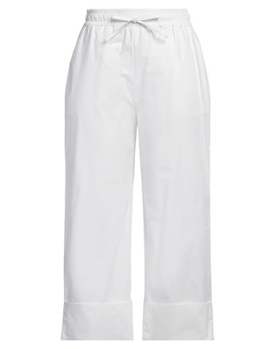 White Wise Woman Pants White Size 6 Cotton In White