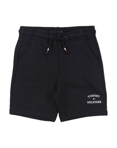 Tommy Hilfiger Man Shorts & Bermuda Shorts Midnight Blue Size 12 Cotton, Polyester In Blue