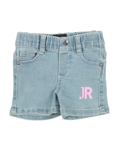 John Richmond Toddler Girl Shorts & Bermuda Shorts Blue Size 9 Cotton, Polyester, Viscose, Elastane In Blue