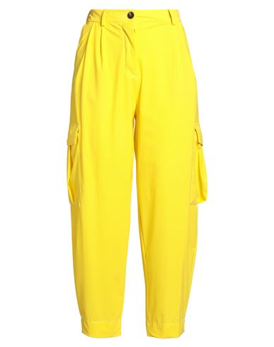Rrd Woman Pants Yellow Size 6 Polyamide, Elastane