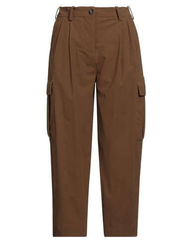 Rrd Woman Pants Brown Size 4 Polyamide, Elastane
