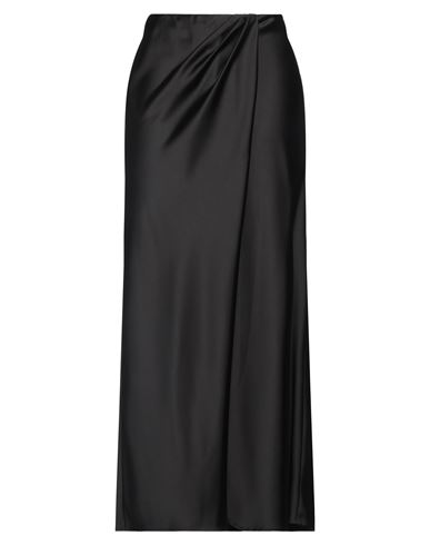 Pinko Woman Maxi Skirt Black Size 4 Polyester In Black