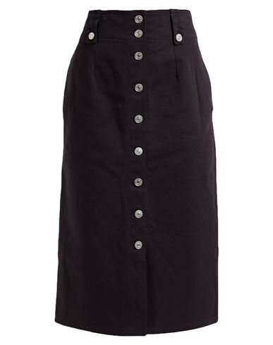 Isabel Marant Woman Midi Skirt Black Size 8 Cotton In Brown