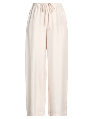 Alysi Chocolat Woman Pants Cream Size 2 Silk In Neutral