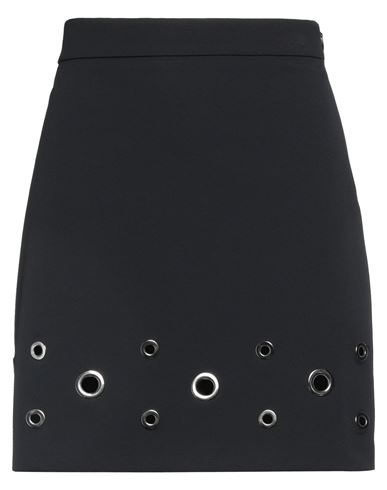 Icona By Kaos Woman Mini Skirt Black Size 10 Polyester, Elastane In Black