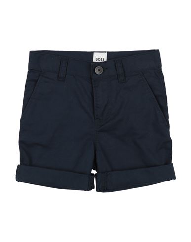 Hugo Boss Boss Toddler Boy Shorts & Bermuda Shorts Midnight Blue Size 4 Cotton, Elastane In Blue