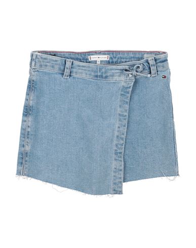 Tommy Hilfiger Woman Denim Shorts Blue Size 14 Cotton, Elastane In Blue