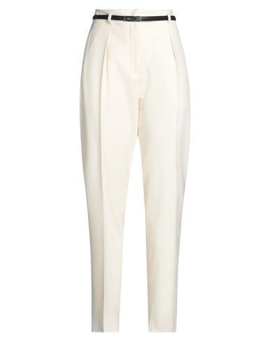 Max Mara Studio Woman Pants Cream Size 0 Virgin Wool, Elastane