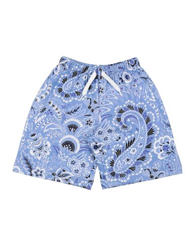 Etro Toddler Girl Shorts & Bermuda Shorts Light Blue Size 6 Cotton, Polyamide In Blue