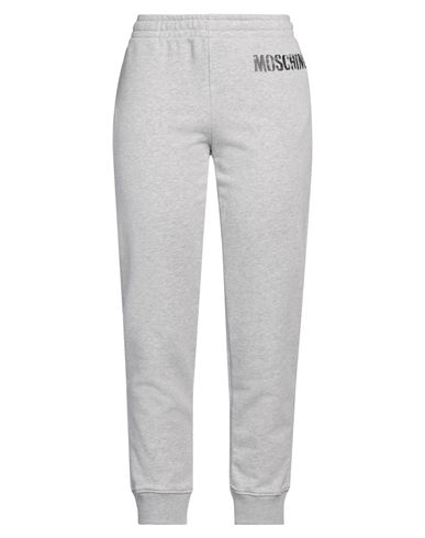 Moschino Woman Pants Light Grey Size 8 Cotton In Grey