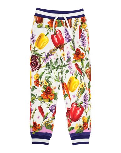 Dolce & Gabbana Toddler Girl Pants White Size 4 Cotton In White