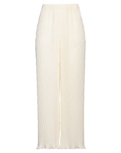 Jijil Woman Pants Cream Size 2 Polyester In White