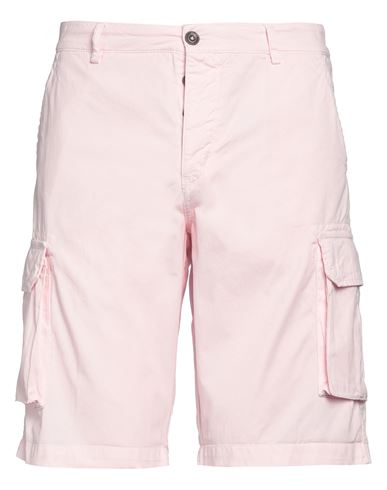 40weft Man Shorts & Bermuda Shorts Light Pink Size 34 Cotton In Pink