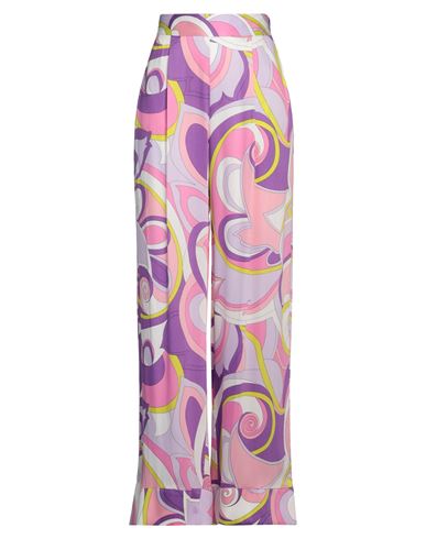 B.yu B. Yu Woman Pants Pink Size Xl Viscose In Multi