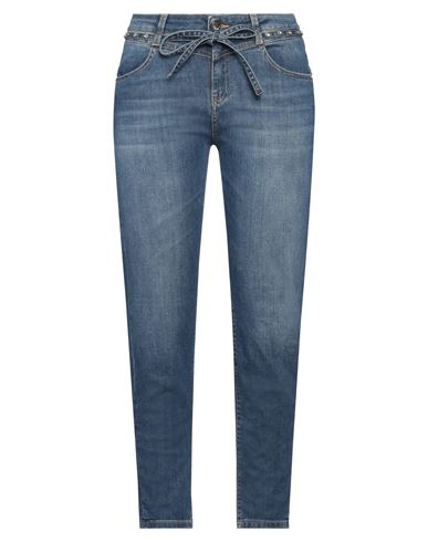 Kaos Jeans Woman Jeans Blue Size 28 Cotton, Elastane In Blue