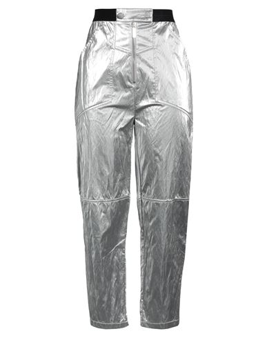 Elisabetta Franchi Woman Pants Silver Size 6 Viscose, Polyester, Cotton In Silver