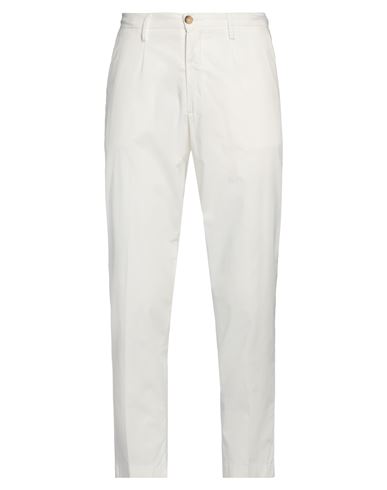 Markup Man Pants White Size 34 Cotton, Elastane In White