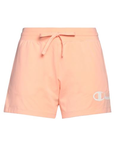 CHAMPION CHAMPION WOMAN SHORTS & BERMUDA SHORTS SALMON PINK SIZE L COTTON, ELASTANE