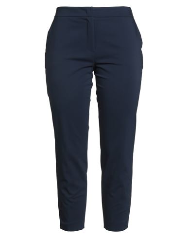 Clips Woman Pants Midnight Blue Size 10 Cotton, Polyester, Elastane In Blue
