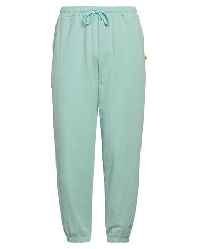 SUPERCULTURE CLOTHING SUPERCULTURE CLOTHING MAN PANTS LIGHT GREEN SIZE S COTTON, ELASTANE